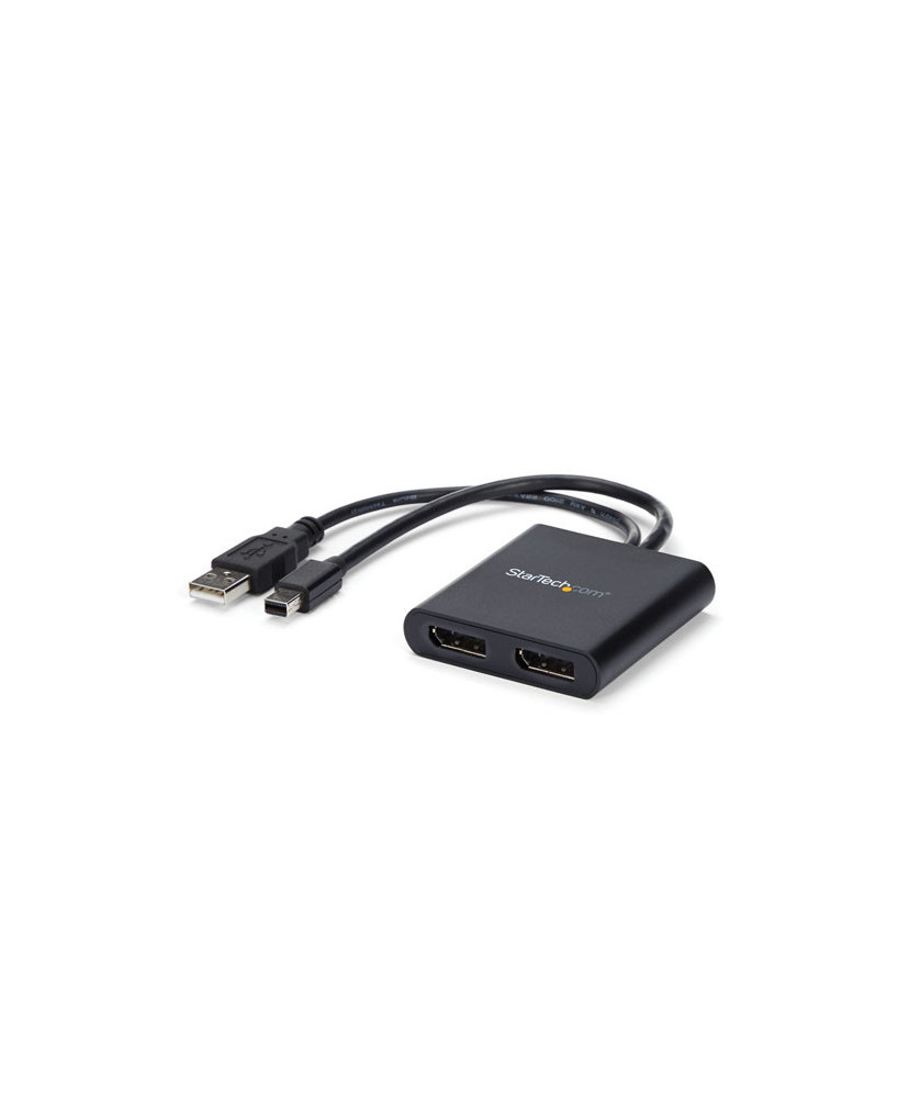 Buy StarTech Mini DisplayPort Male to Dual DisplayPort Female MST Hub MSTMDP122DP