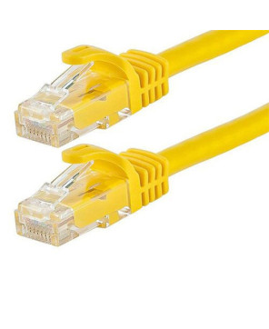 Astrotek 0.5m CAT6 Premium RJ45 Ethernet Network LAN UTP Patch Cord in Yellow AT-RJ45YELU6-05M