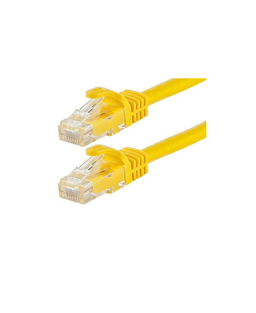 Astrotek 0.5m CAT6 Premium RJ45 Ethernet Network LAN UTP Patch Cord in Yellow AT-RJ45YELU6-05M