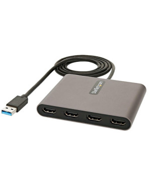 Buy StarTech USB 3.0 to 4x HDMI Adapter USB32HD4 in Space Gray