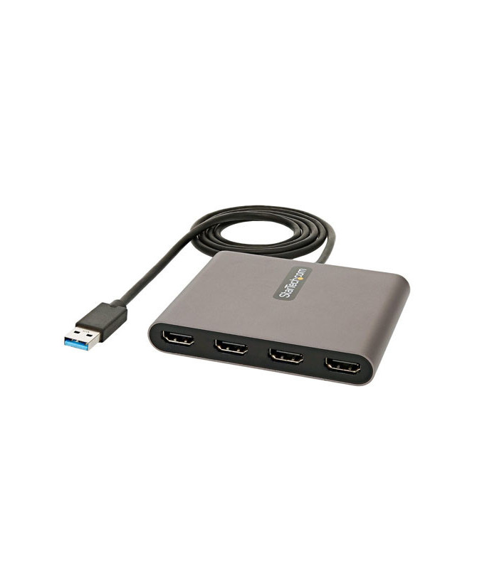 Buy StarTech USB 3.0 to 4x HDMI Adapter USB32HD4 in Space Gray