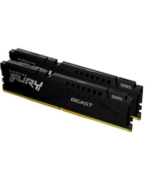 Kingston Fury Beast 32GB 2x16GB 5600MHz DDR5 CL40 DIMM Kit of 2 Desktop Memory KF556C40BBK2-32 in Black