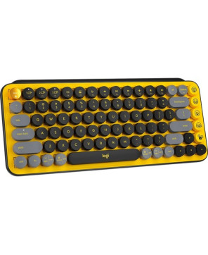 Buy Logitech POP Keys Keyboard - Wireless Connectivity- Yellow 920-010577