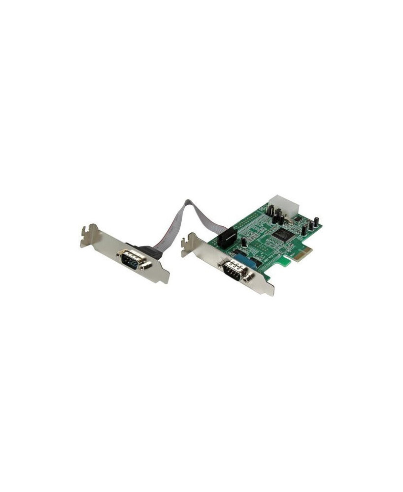 Buy Startech 2 Port Low Profile Native RS232 PCI Express Serial Card with 16550 UART PEX2S553LP