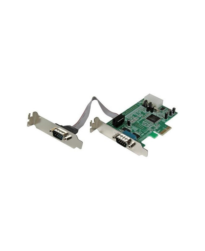 Buy Startech 2 Port Low Profile Native RS232 PCI Express Serial Card with 16550 UART PEX2S553LP