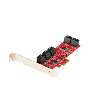 Buy the StarTech 10 Port PCIe SATA Expansion Card 10P6G-PCIE-SATA-CARD