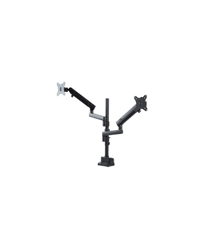 Buy StarTech Adjustable Desk Mount Dual Monitor Arm in Matte Black  ARMDUALPIVOT