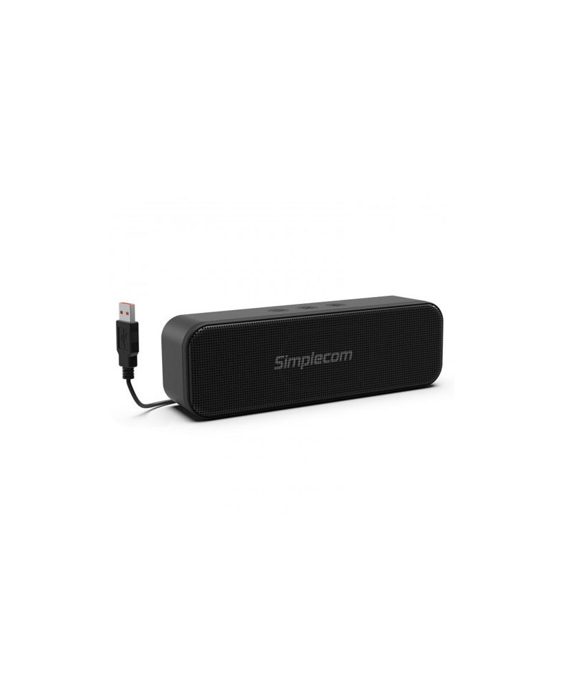 Buy Simplecom UM228 Portable USB Stereo Soundbar Speaker Plug and Play with Volume Control