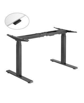 Buy Brateck Contemporary 3-Stage Dual-Motor Sit-Stand Desk M08-23DE-B in Black