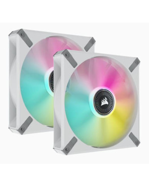 Buy Corsair iCUE ML140 RGB ELITE Premium 140mm PWM Magnetic Levitation Fan CO-9050119-WW Dual Pack with Lighting Node CORE 