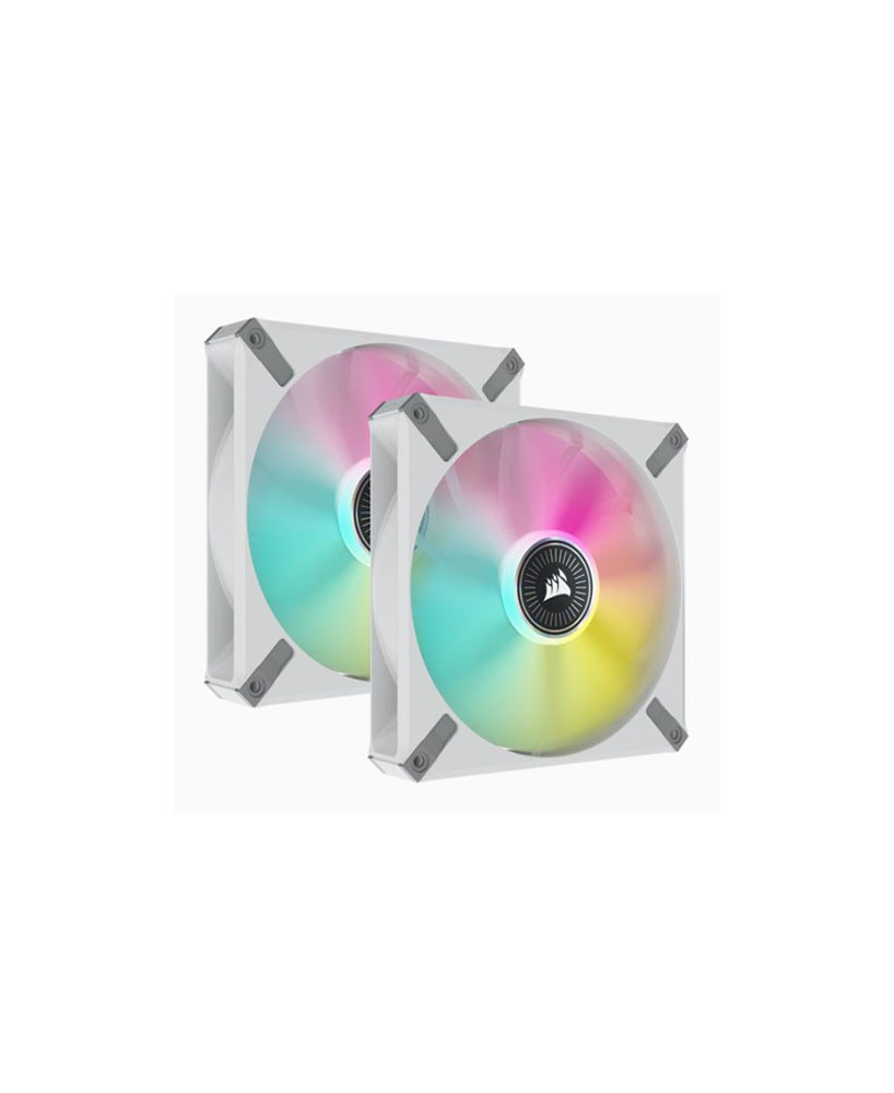 Buy Corsair iCUE ML140 RGB ELITE Premium 140mm PWM Magnetic Levitation Fan CO-9050119-WW Dual Pack with Lighting Node CORE 