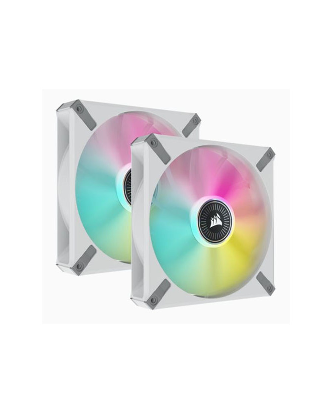 Buy Corsair iCUE ML140 RGB ELITE Premium 140mm PWM Magnetic Levitation Fan CO-9050119-WW Dual Pack with Lighting Node CORE 