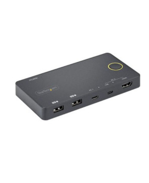 Buy Startech 2 Port Hybrid USB-A + HDMI & USB-C KVM Switch SV221HUC4K