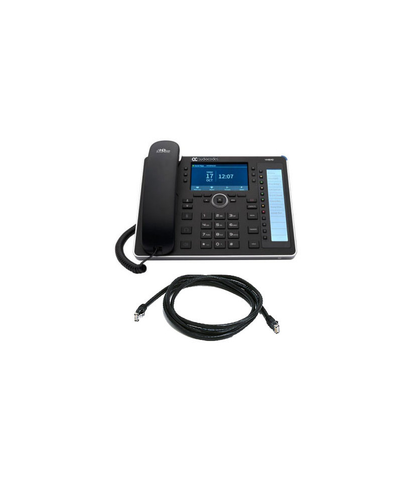 Buy AudioCodes IP Phone PoE GbE Black IP445HDEG