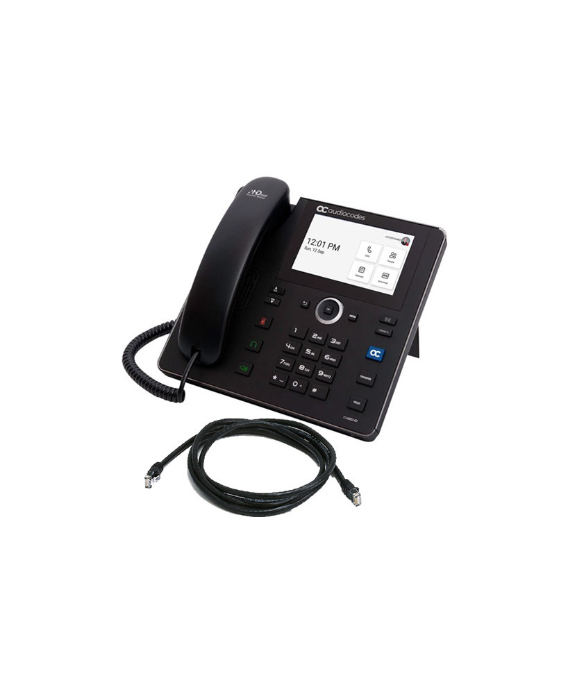 Buy AudioCodes C455HD Teams PoE IP Phone with Integrated Dual Band Wi-Fi and Bluetooth TEAMS-C455HD-DBW