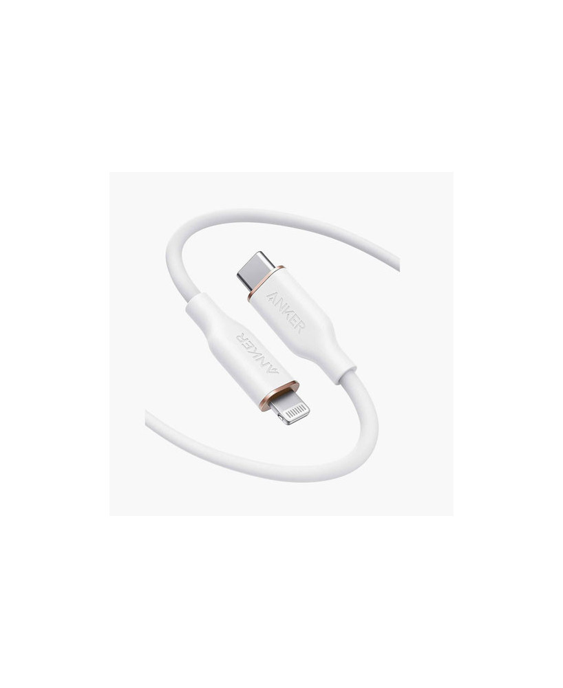 Buy Anker 6ft/1.8m PowerLine III Flow USB-C to Lightning Cable A8663H21 in White