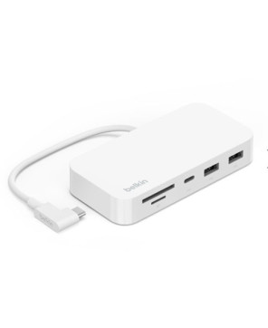 Buy Belkin USB-C 6-in-1 Multiport Hub with Mount INC011BTWH 