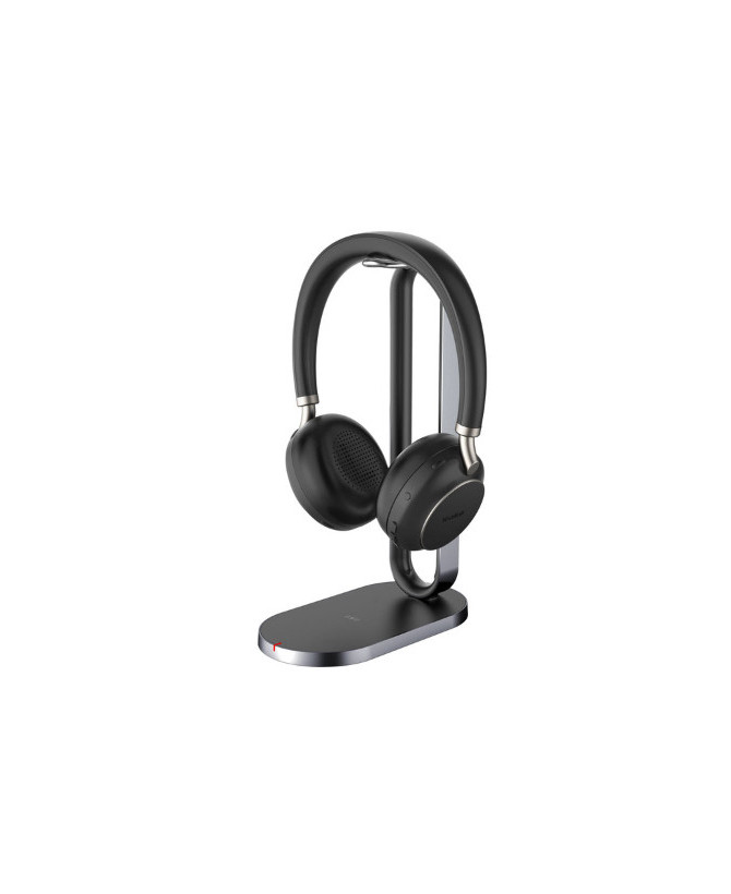 Yealink Bluetooth Business UC Headset with Charging Stand in Black BH76-UC-CH-BL