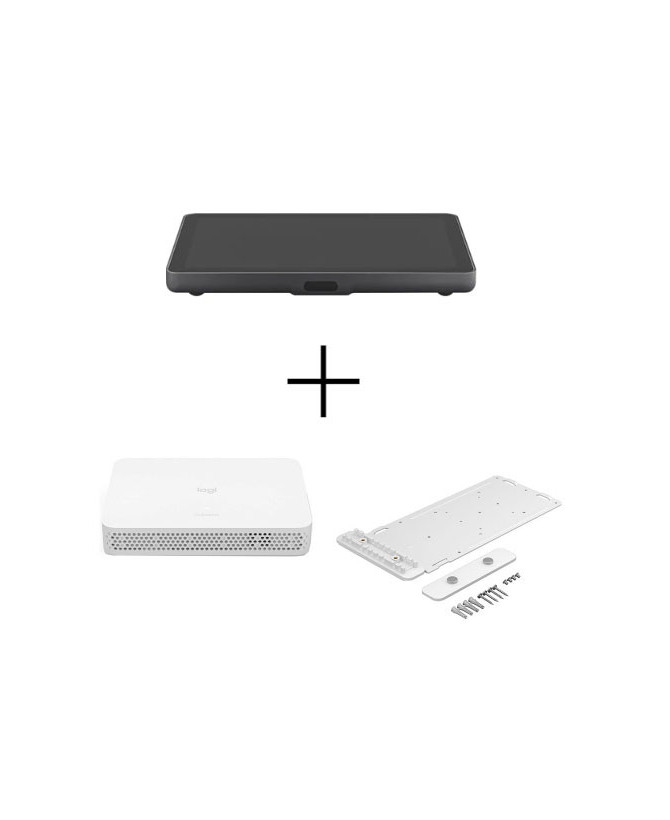 Buy Bundle Logitech RoomMate 950-000088 for Video Conferencing Rooms + Logitech TAP IP Touch Controller with PoE Connectivity in Graphite for Meetings Rooms + Logitech Compute Mount for Logitech RoomMate TAPIPBASERM