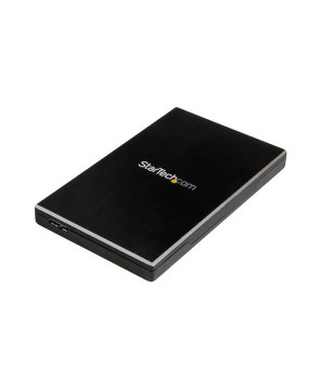 Buy StarTech USB 3.1 (10 Gbps) Aluminium Enclosure in Black S251BMU313 for 2.5” SATA Drives