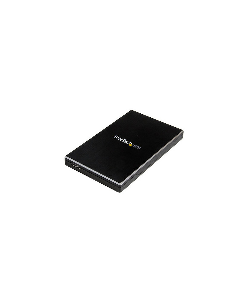 Buy StarTech USB 3.1 (10 Gbps) Aluminium Enclosure in Black S251BMU313 for 2.5” SATA Drives