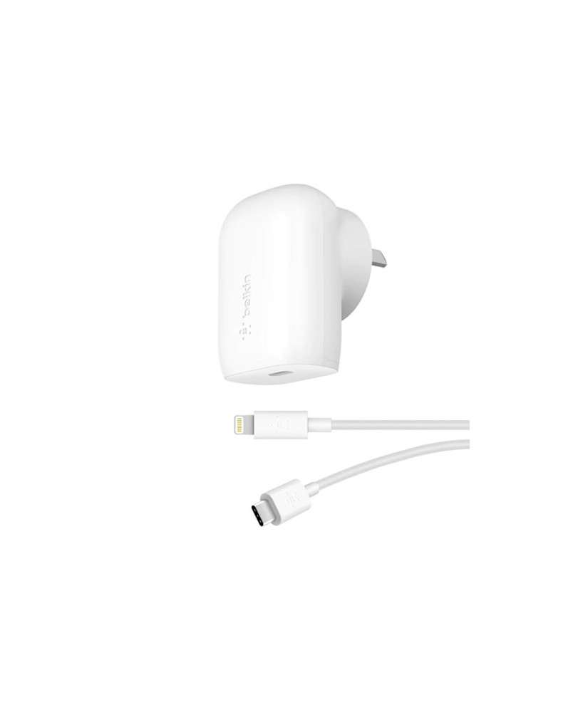 Buy Belkin BoostUp Charge 30W USB-C PD Wall Charger in White WCA005AU1MWH-B5