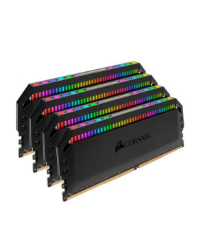 Corsair Dominator Platinum RGB 64GB 4x16GB DDR4 3600MHz CL18 DIMM Unbuffered 1.35V Desktop PC Gaming Memory CMT64GX4M4K3600C18 