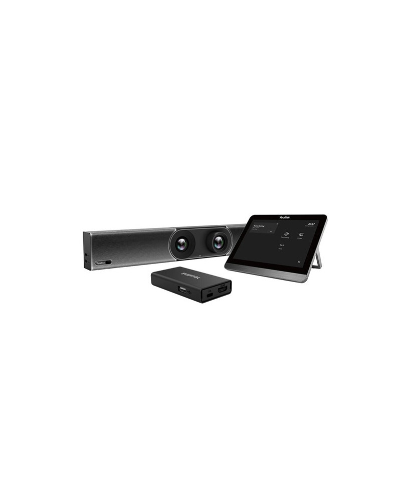 Bundle Yealink A30 All-In-One Android Video Bar for Small Rooms with CTP18 Touch Panel and VCH51 Sharing Box AMS A30-021-TEAMS