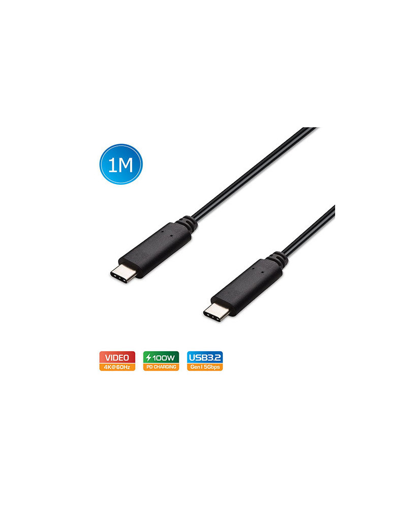 Buy Simplecom 1m USB 3.2 Gen2 10Gbps 5A 100W PD USB-C Cable CA512