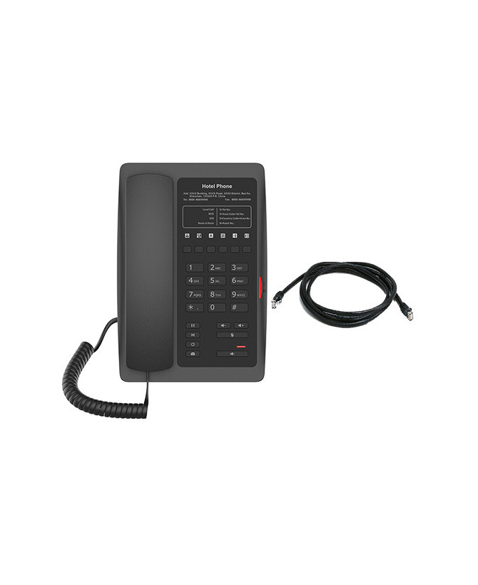 Fanvil H3 1-Line Entry-Level Hotel IP Phone in Black - No Display