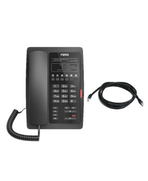 Fanvil H3 1-Line WiFi Hotel IP Phone in Black H3WI