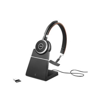 Buy Jabra Evolve 65 SE MS Wireless Bluetooth Mono Headset with Charging Stand & BT Dongle 6593-833-399