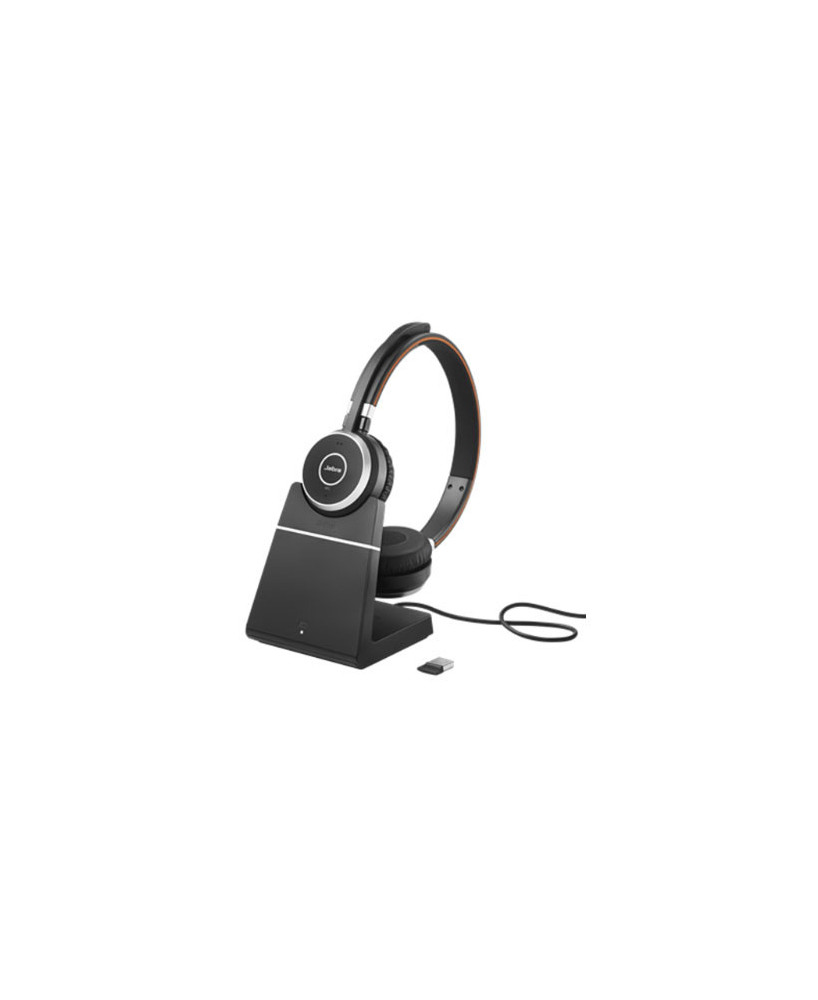 Buy Jabra Evolve 65 SE MS Wireless Over-the-head Stereo Headset with Charging Stand and BT Dongle 6599-833-399