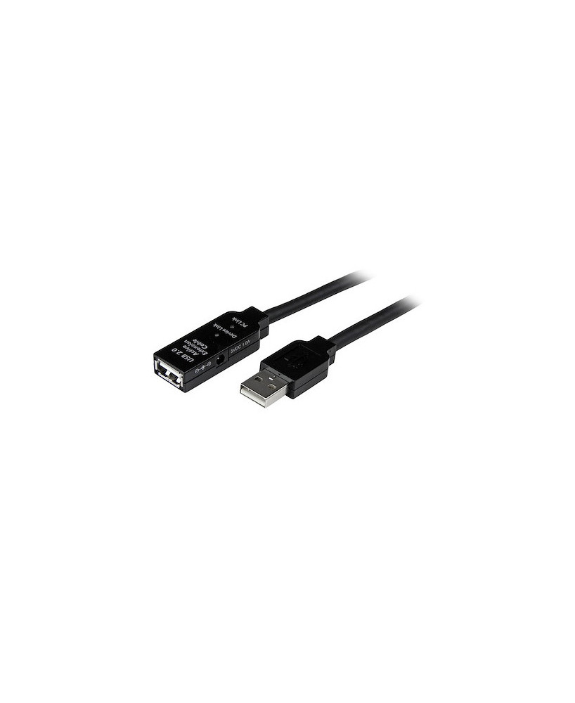 Buy StarTech 35m USB 2.0 Male to Female Active Extension Cable in Black USB2AAEXT35M