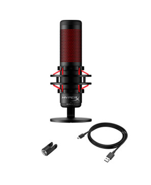 Buy HP HyperX Quadcast Red Lighting USB Microphone in Black 4P5P6AA