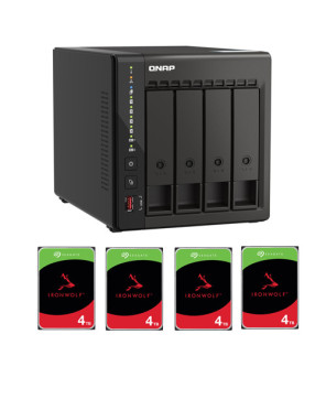 Buy Bundle QNAP TS-453E Intel Celeron J6412 8GB RAM 4-Bay NAS Server w/ 4x Seagate IronWolf 3.5" 4TB 6GB/s SATA NAS Internal Hard Disk Drive TS-453E-8G-16TB