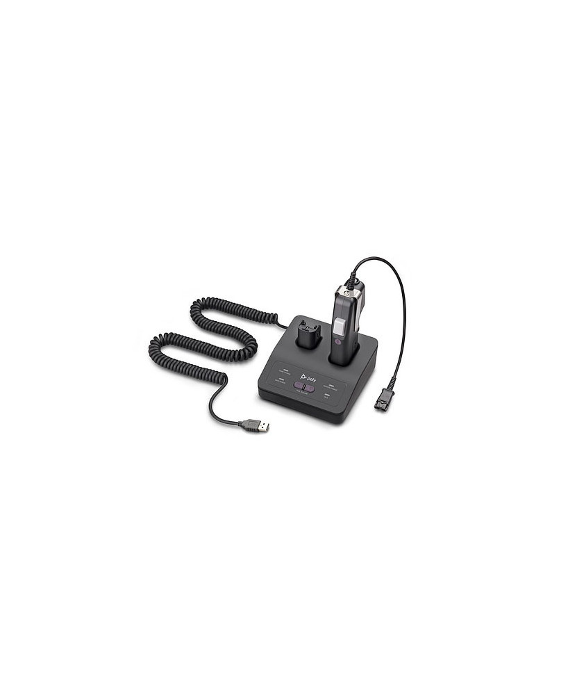 HP Poly/Plantronics CA22CD-SC USB-A Cordless PTT Adapter with AU AC Adapter 8K7T5AA