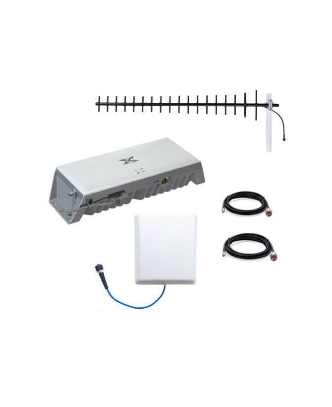 Cel-Fi Go4 (G41) 4G Cellular Repeater Building Pack with Yagi 698-960 14DBI External Antenna and Wall Mount 698-4000 Internal Antenna RPR-CF-00924