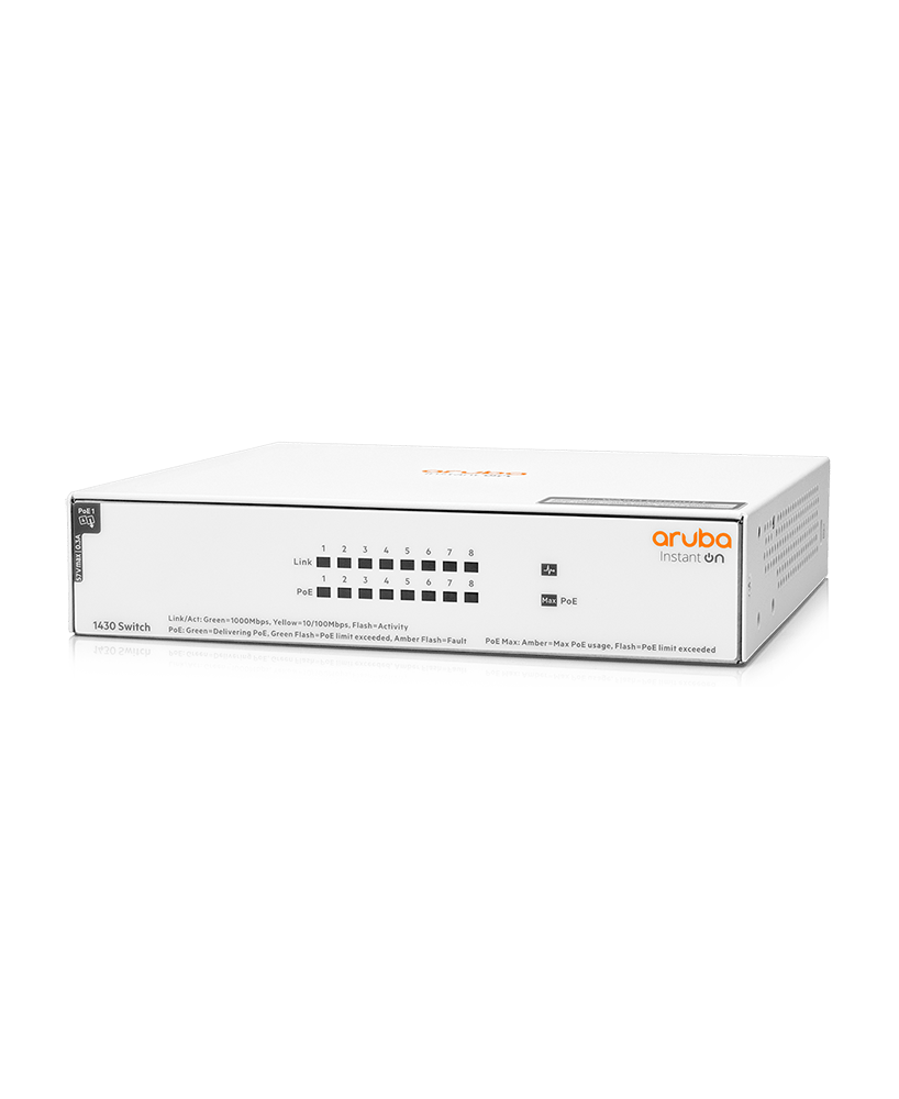 Buy HPE Aruba Instant On 1430 8G CL4 POE 64W Switch R8R46A