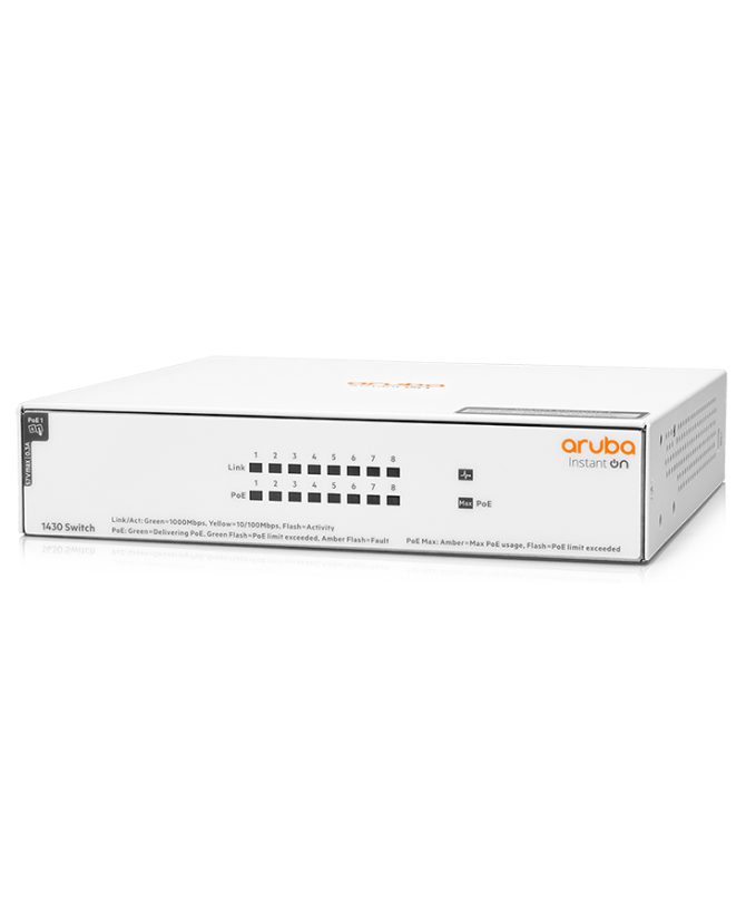 Buy HPE Aruba Instant On 1430 8G CL4 POE 64W Switch R8R46A