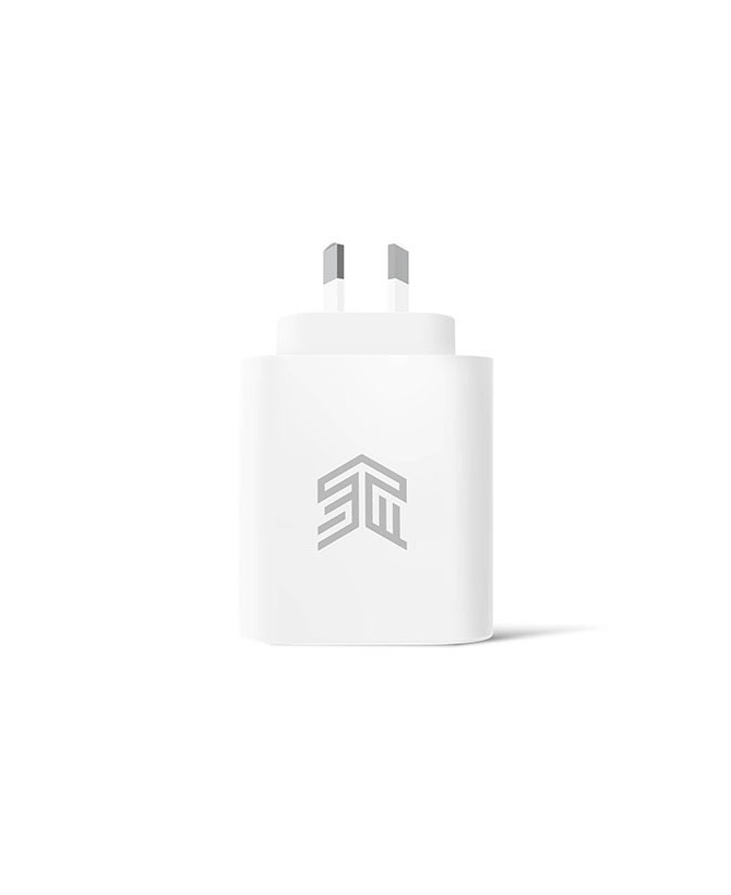 STM 65W Dual Port Power Adapter in White STM-931-381Z-01