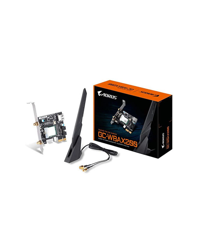 Gigabyte WBAX200 2400Mbps PCI Express WiFi Network Adapter GC-WBAX200 for Desktop PC