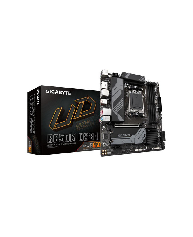 Gigabyte B650M DS3H AM5 LGA 1718 DDR5 AMD B650 M-ATX Motherboard GA-B650M-DS3H