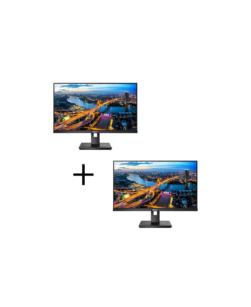 Buy Bundle Philips 24" FHD IPS LED Monitor with Philips 23.8" 75Hz Full HD 4ms Adaptive Sync IPS Monitor 243B1-242B1