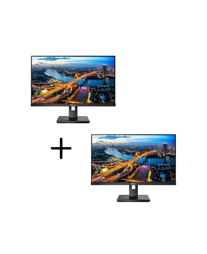 Buy Bundle Philips 24" FHD IPS LED Monitor with Philips 23.8" 75Hz Full HD 4ms Adaptive Sync IPS Monitor 243B1-242B1