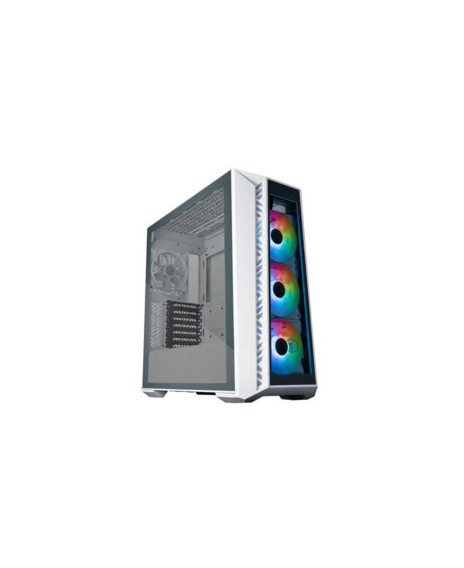 Cooler Master MasterBox MB520 ARGB ATX Mid Tower Computer Case in White MB520-WGNN-S01