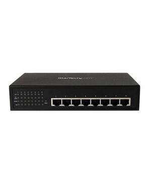 Buy Startech 8 Port Unmanaged Industrial Gigabit Power over Ethernet Switch IES81000POE