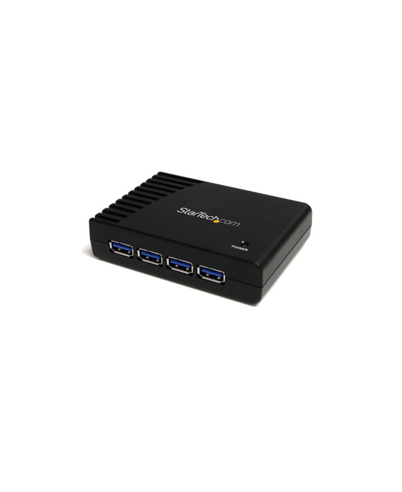 StarTech 4 Port Black SuperSpeed USB 3.0 Hub ST4300USB3