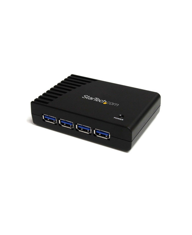 StarTech 4 Port Black SuperSpeed USB 3.0 Hub ST4300USB3