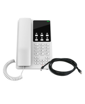 Grandstream GHP620 2-Line PoE Compact Desktop Hotel Phone in White